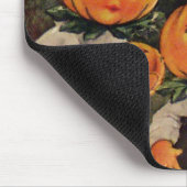 Kürbisköpfe (Vintage Halloweenkarte) Mousepad (Ecke)