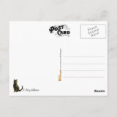 Kürbiskopfercouch in Liebe Postkarte (Rückseite)