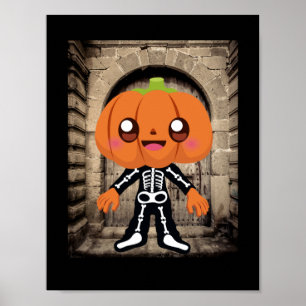 Kürbiskopffelster Poster