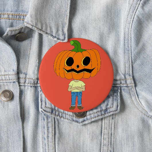 Kürbiskopfling Button (Beispiel)