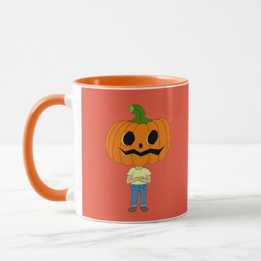 Kürbiskopfling Tasse (Links)