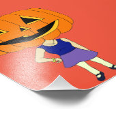 Kürbiskopflöte Fotodruck (Ecke)