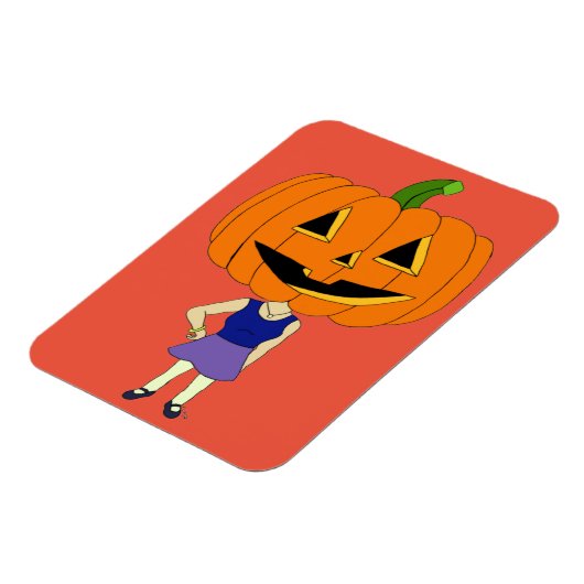 Kürbiskopflöte Magnet (Linke Seite)