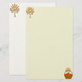 Kürbiskorb Briefpapier (Vorne/Hinten)