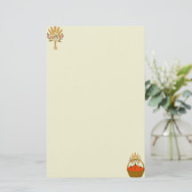 Kürbiskorb Briefpapier