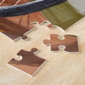 Kürbiskorb Fahrrad Wasserfarben Herbst Puzzle (Seite)