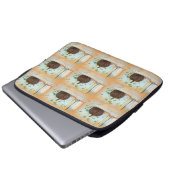 Kürbiskorb mit Laptop-Hülle Laptopschutzhülle (Vorne Knopf)
