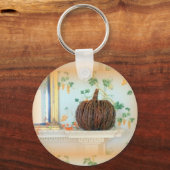 Kürbiskorb-Schlüsselanhänger Schlüsselanhänger (Vorderseite)