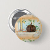 Kürbiskorbknopf Button (Vorne & Hinten)