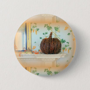 Kürbiskorbknopf Button