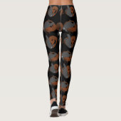Kürbiskrähen Leggings (Rückseite)