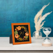 Kürbiskranz-Monogramm Fotoplatte (InSitu)