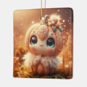 Kürbiskreatur Keramikornament (Links)