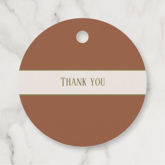 Kürbiskreide Herbstinkinspirivität Hochzeitsfall Geschenkanhänger (Rückseite)