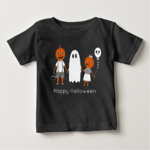Kürbiskröten Halloween Baby T-shirt