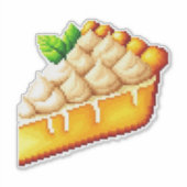 Kürbiskuchen aufkleber (Vorderseite)