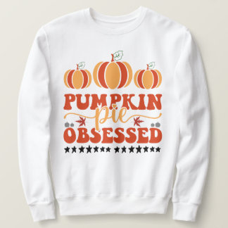 Kürbiskuchen, besessen von Herbstlauben Kürbis Sweatshirt