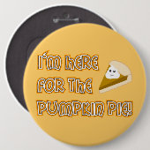 Kürbiskuchen Button (Vorne & Hinten)