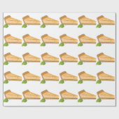 Kürbiskuchen Geschenkpapier (Flach)