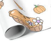 Kürbiskuchen-Geschenkpapier Geschenkpapier (Rolleneckpunkt)