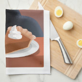 Kürbiskuchen Geschirrtuch (Viertel Falte)