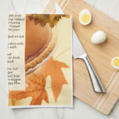 Kürbiskuchen Handtuch (Viertel Falte)