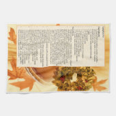 Kürbiskuchen Handtuch (Horizontal)