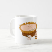 Kürbiskuchen Kaffeetasse (Vorderseite Links)