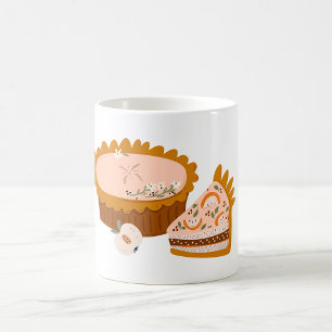 Kürbiskuchen Kaffeetasse