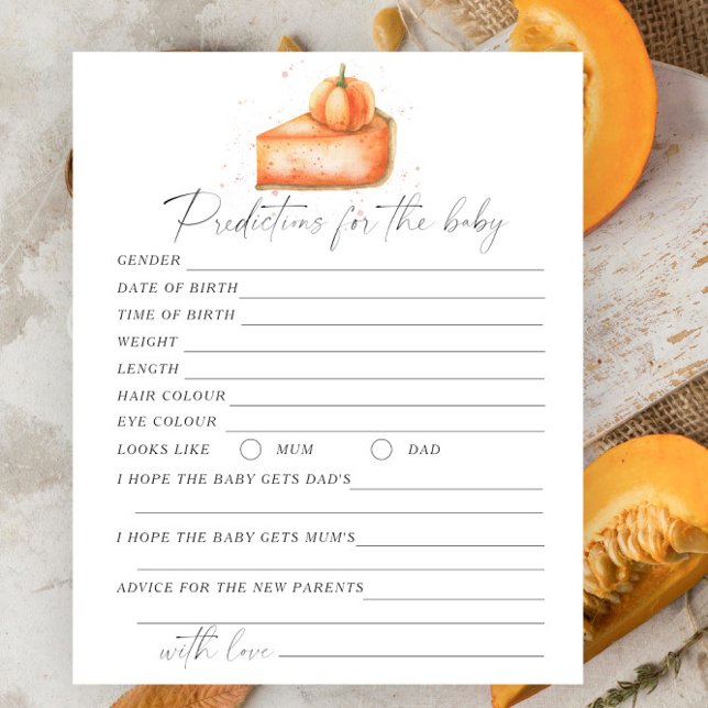 Kürbiskuchen - Kindervorhersagen und Ratschläge (Von Creator hochgeladen)