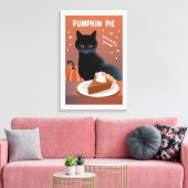 Kürbiskuchen Leinwanddruck (Insitu (Wohnzimmer))