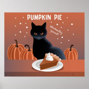 Kürbiskuchen Poster