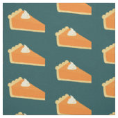 Kürbiskuchen-Scheiben-Stoffmuster Stoff (Muster)