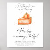 Kürbiskuchen - Wie groß ist das Bauchspiel der Mam Poster (Vorne)