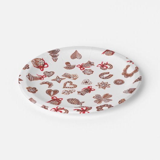 Kürbiskuchenrezepte und Kürbiskuchen Rezept am Pappteller (Schrägansicht)