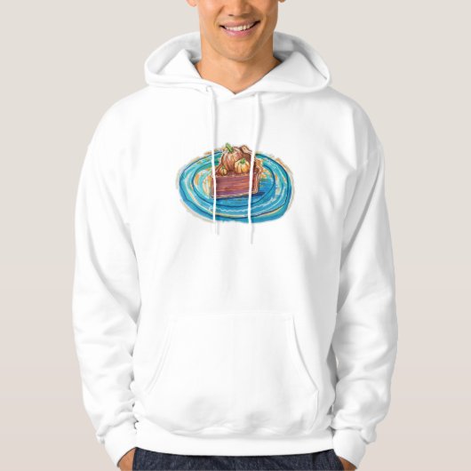 Kürbiskuchenstück Hoodie (Vorderseite)