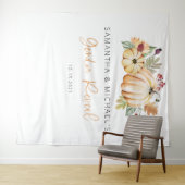 Kürbiskugel, Hintergrund der Fall Gender-Aufdeckun Wandteppich (Beispiel (Horizontal))