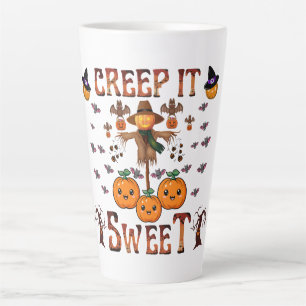 Kürbiskugel kawaii halloween herbstkunst milchtasse