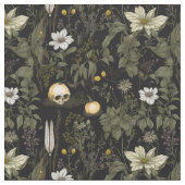 Kürbiskuppeldruckdruck Stoff (Nahaufnahme)