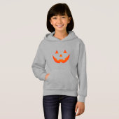Kürbiskürbis der Kürbislaterne Halloween Hoodie (Vorne ganz)