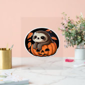 Kürbiskürbis Halloween-Aufkleber Oversized T - Shi Acrylschild (Hochzeit)