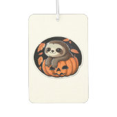 Kürbiskürbis Halloween-Aufkleber Oversized T - Shi Autolufterfrischer (Vorderseite)