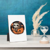 Kürbiskürbis Halloween-Aufkleber Oversized T - Shi Fotoplatte (Seite)