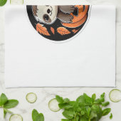 Kürbiskürbis Halloween-Aufkleber Oversized T - Shi Geschirrtuch (Gefaltet)