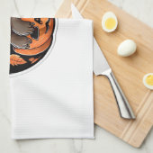 Kürbiskürbis Halloween-Aufkleber Oversized T - Shi Geschirrtuch (Viertel Falte)