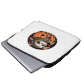 Kürbiskürbis Halloween-Aufkleber Oversized T - Shi Laptopschutzhülle (Vorne Knopf)