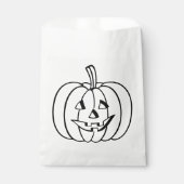Kürbiskürbis - Jack-O-Lantern Geschenktütchen (Vorderseite)