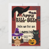 Kürbiskürbis-Party Einladung (Vorderseite)