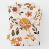 Kürbiskuschelpilzfest im Herbst Geschenkpapier Set (Beispiel)