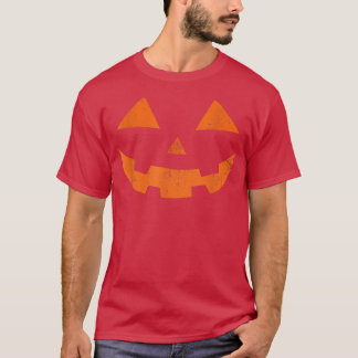 Kürbislaterne Beängstigende Halloween-Kürbisgefech T-Shirt